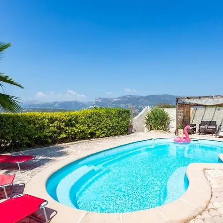 L57 Vineyard & Nature Swimingpool 3 Bdr Parking Ac Villa Nice